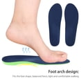 thumbnail image 2 of Feet Insole Shockproof Heel Cushion Comfortable Full Length Men Women Orthotic Insoles for Daily Use Traveling, 2 of 9
