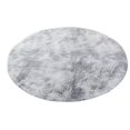 thumbnail image 3 of Gray Round Rug For Bedroom,Fluffy Circle Rug For Kids Room,Furry Carpet Shaggy Area Rug For Nursery Room,Fuzzy Plush Rug For Dorm,Cute Room Decor, 3 of 8