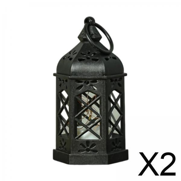 Linterna colgante para exterior,Linterna de vela LED decorativa para exteriores y hogar,Decoración de fiesta con linterna colgante para el interior del hogar,Lámpara de vela LED sin llama