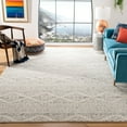 thumbnail image 3 of SAFAVIEH Tulum Lakisha Oriental Area Rug, Ivory/Grey, 6'7" x 6'7" Square, 3 of 10