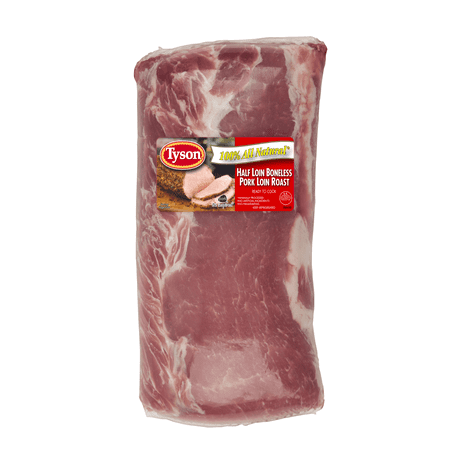 Tyson® All Natural* Pork Half Loin Roast Boneless, 2.5 - 6.0 (The Best Pork Chops Ever)