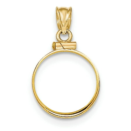 14k Solid Yellow Gold  Polished Screw Top $2.5