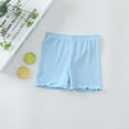 thumbnail image 5 of GYRATEDREAM Kids Girls Safety Shorts Under Dresses Slip Underwear Yoga Shorts Stretch Safety Leggings Undershorts for 11-12Y Blue, 5 of 7