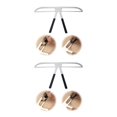 thumbnail image 4 of Jumpingount Regla para cejas, medida de acero inoxidable, plantillas de equilibrio profesionales portátiles, plantilla DIY, salones escolares de belleza, Type1 NO1 Jumpingount CBP185660, 4 of 5