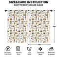 thumbnail image 2 of Blackout Kids Curtains,Cartoon Construction Vehicles Animals Childrens Insulated Curtains Set Of 2,Bedroom Essentials,Toddler Room Decor 42"x63", 2 of 5
