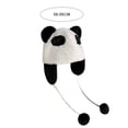 thumbnail image 2 of 1 gorro de panda para mujer, cálido para otoño e invierno, con protección para las orejas de felpa para estudiantes, 2 of 5