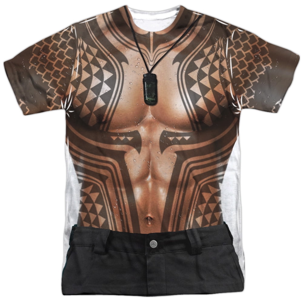 Aquaman Movie - Aquaman Tattoos - Short Sleeve Shirt - XX-Large - Walmart.com