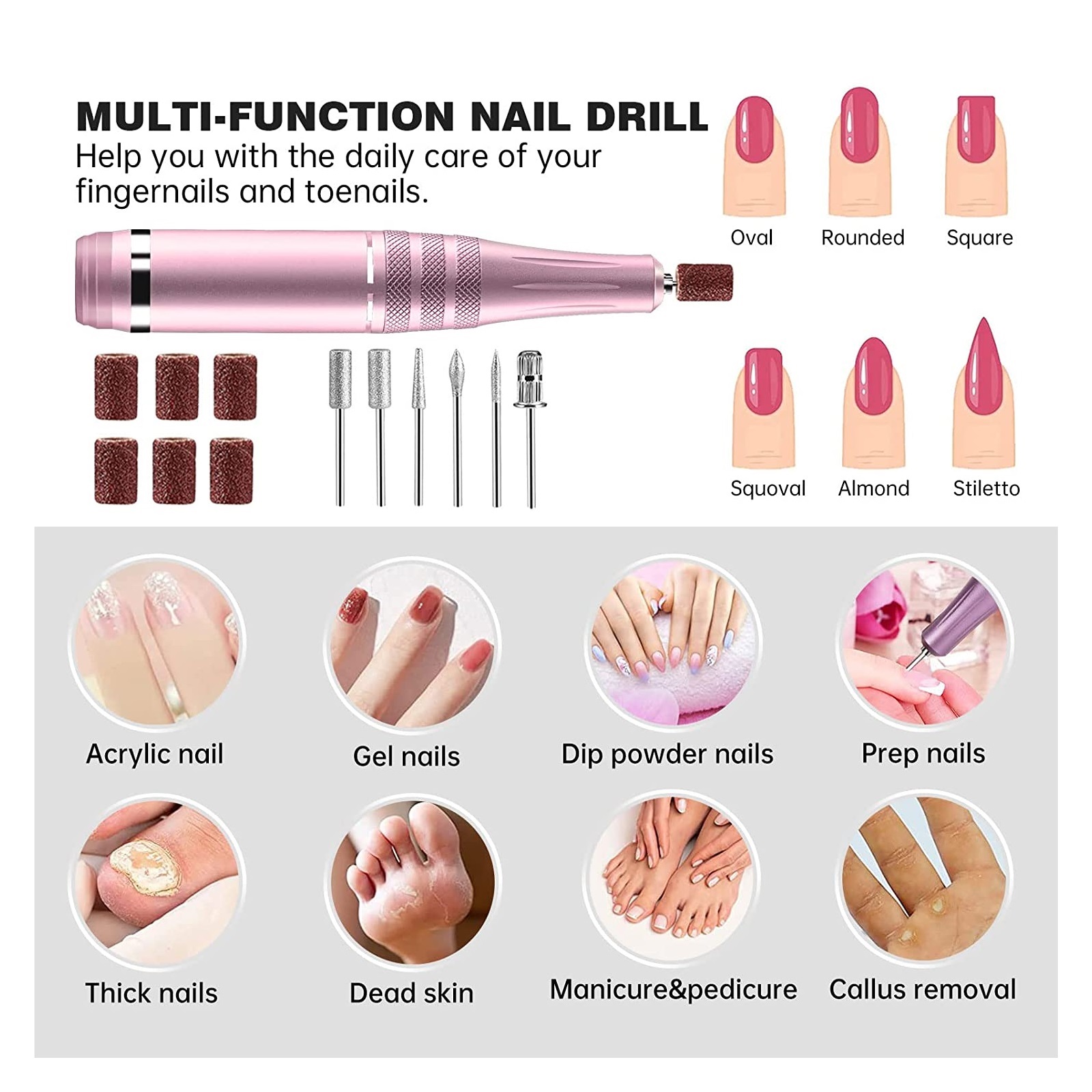 35000RPM Nail Drill Machine LCD Display Rechargeable Nail Master For Manicure Portable Nail Drill Milling Machine Tools