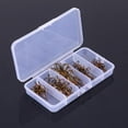 thumbnail image 1 of Treble Hooks 50pcs Mixed Fishing Hook Three Anchor Hook Set Triple Fishing Hook Set Treble Hooks Fishing Tackle 50pcs/Box Fishing Hook Sharpened Treble Hook 5 Sizes 2/4/6/8/10, 1 of 7