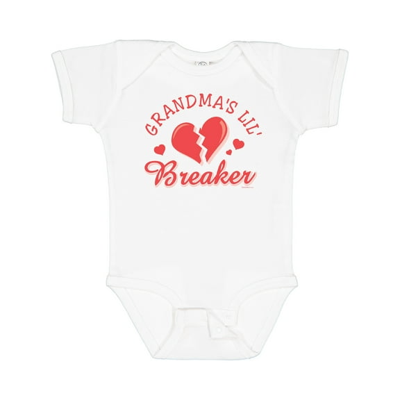 Inktastic Grandma's Lil' Heartbreaker Boys or Girls Baby Bodysuit