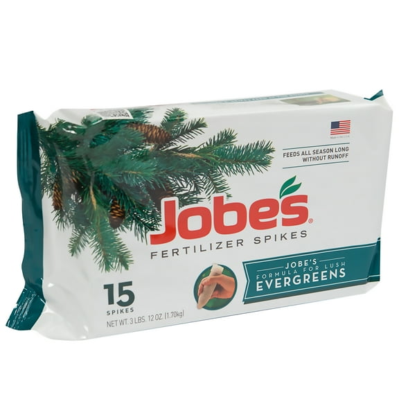 Jobe's Slow Release Evergreen Fertilizer Spikes, 15 Count