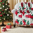 thumbnail image 3 of Serafina Home Christmas Holiday Throw Blanket: Country Rustic Green Tree Farm Design, 50" x 60", 3 of 8