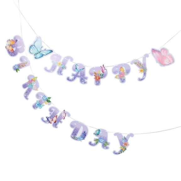 3 Pcs Birthday Party Flag Decoration Happy Banner Child Baby