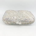 thumbnail image 5 of StyleSack Leaf-Shaped Crystal Clutch Bag for Women, Luxurious Evening Purse - Trendy Party Wedding Handheld Crossbody Bag, 5 of 9