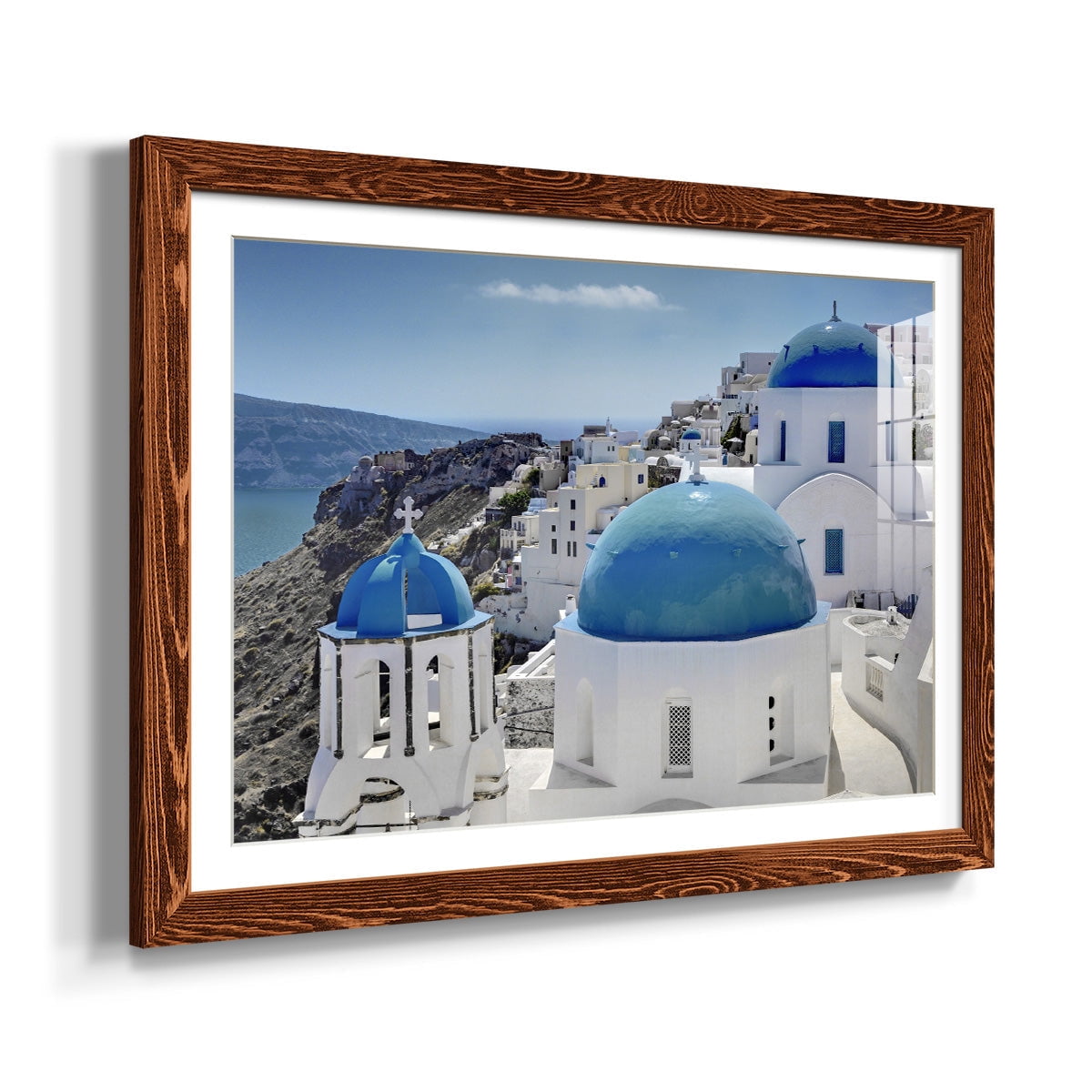 Santorini Saturday-Premium Framed Print - Ready to Hang
