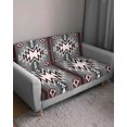 thumbnail image 3 of Red Gray Couch Cushion Covers Stretch, Washable Sofa Seat Covers Individual Seat Cushion Sofa Slipcovers Southwest Retro Ethnic AztecTexture Bohemian Couch Cover Furniture Protector S-1PCS, 3 of 7