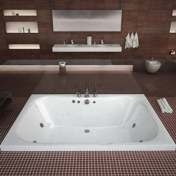 Atlantis Whirlpools Neptune 48 x 60 Rectangular Air Jetted Bathtub