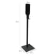 thumbnail image 3 of Pedestal para dispensador de gel antibacterial armable Negro Marca BAKAN  Modelo SARY, 3 of 5