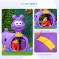 thumbnail image 6 of DUOSONG Qaba Caterpillar Climbing Tunnel For Kids Climb-N-Crawl Toy Indoor & Outdoor Toddler Play Structure For 3-6 Years Old, Purple Purple Plastic Toys Outdoor Sports, 6 of 11