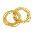 thumbnail image 1 of 3x2 Unids Cadenas De Cuentas De Cintura Cadena De Cuerpo De Cuentas Bohemias Para El Vientre Para Mujeres Café Aureate, 1 of 8