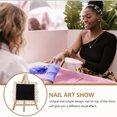 thumbnail image 3 of Weiweiguan 1Pc Nail Plate Wooden Color Board Nail Plate Work Display Rack for Nail Salon, 3 of 6