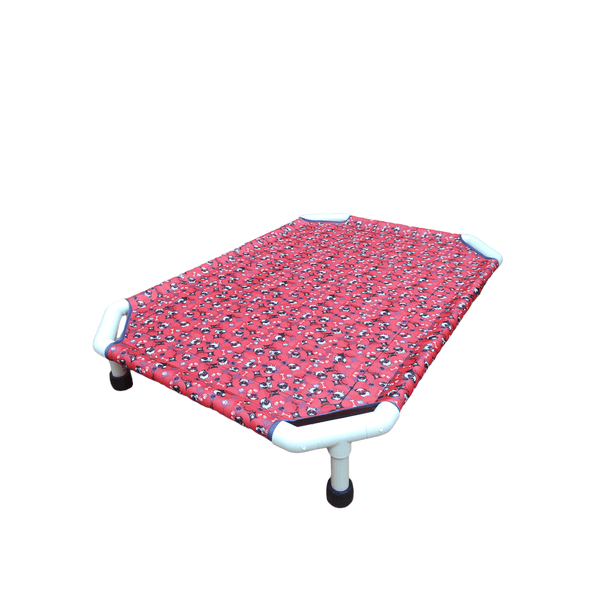 Cama Catre Elevada para perro, gato. Marca XIMAOL PET, hamaca para mascotas pequeña, Ideal para: Yorkshire Terrier, Chihuahua, Pug, Pomerania, Australian Silky Terrier, Papillon, Pekinese, etc. XIMAOL PET Cama catre elevada chica