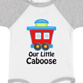 thumbnail image 4 of Inktastic Train Our Little Caboose New Baby Boys or Girls Baby Bodysuit, 4 of 5