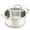 White, variant on 8QT Full Clad Tri Ply Stainless Steel Stock Pot with Lid, Kitchen Stockpot Soup Pot, Outer Ceramic Layer, Even Heating, All Stoves Compatible, Oven & Dishwasher Safe, Stay Cool Handle, Purple