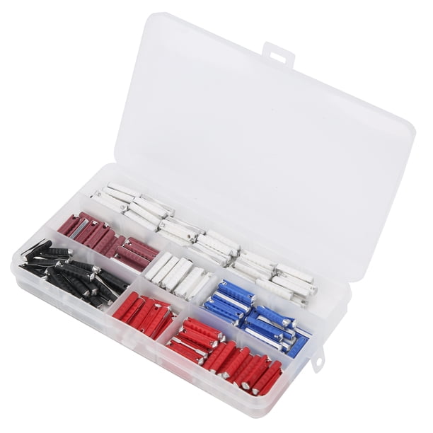 Kit de fusibles, 200 piezas en forma de torpedo para automóvil, surtido de fusibles para automóvil, tecnología avanzada Jadeshay A