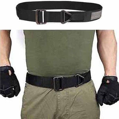 New Adjustable Survival Tactical Black Belt Emergency Army Militaria Military