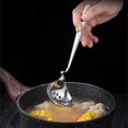 thumbnail image 5 of Olla caliente multifunción de 1/2 piezas, cucharón de acero inoxidable con mango largo, cucharón para sopa, cuchara ranurada para el hogar (2 unidades), 5 of 5