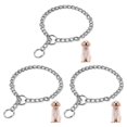 thumbnail image 4 of Transemion Dog Chain Collars Lightweight And Durable Metal Collar For Smooth Pet Walking Appropriate Size 3Set, 4 of 6