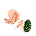 thumbnail image 3 of Saint Patrick's Day Elegant Stainless Steel Men's Cufflinks for Dress Shirts, Suitable for Formal Events, 3 of 6
