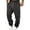 Dark Gray, variant on SGFCWSX Men's Cargo Sweatpants, Drawstring with Pockets Workwear Elastic Waist Joggers Khaki XL