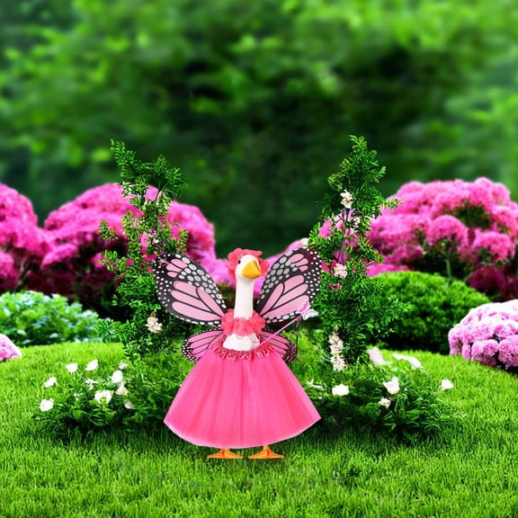 BotaniNest Porch Goose Outfit Costume For 23 Inch Decorative White Goose Festive Holiday Attire