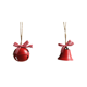 thumbnail image 1 of Campanas Navidad Colgantes para Puerta Ventana (redonda) Rojo, 1 of 6
