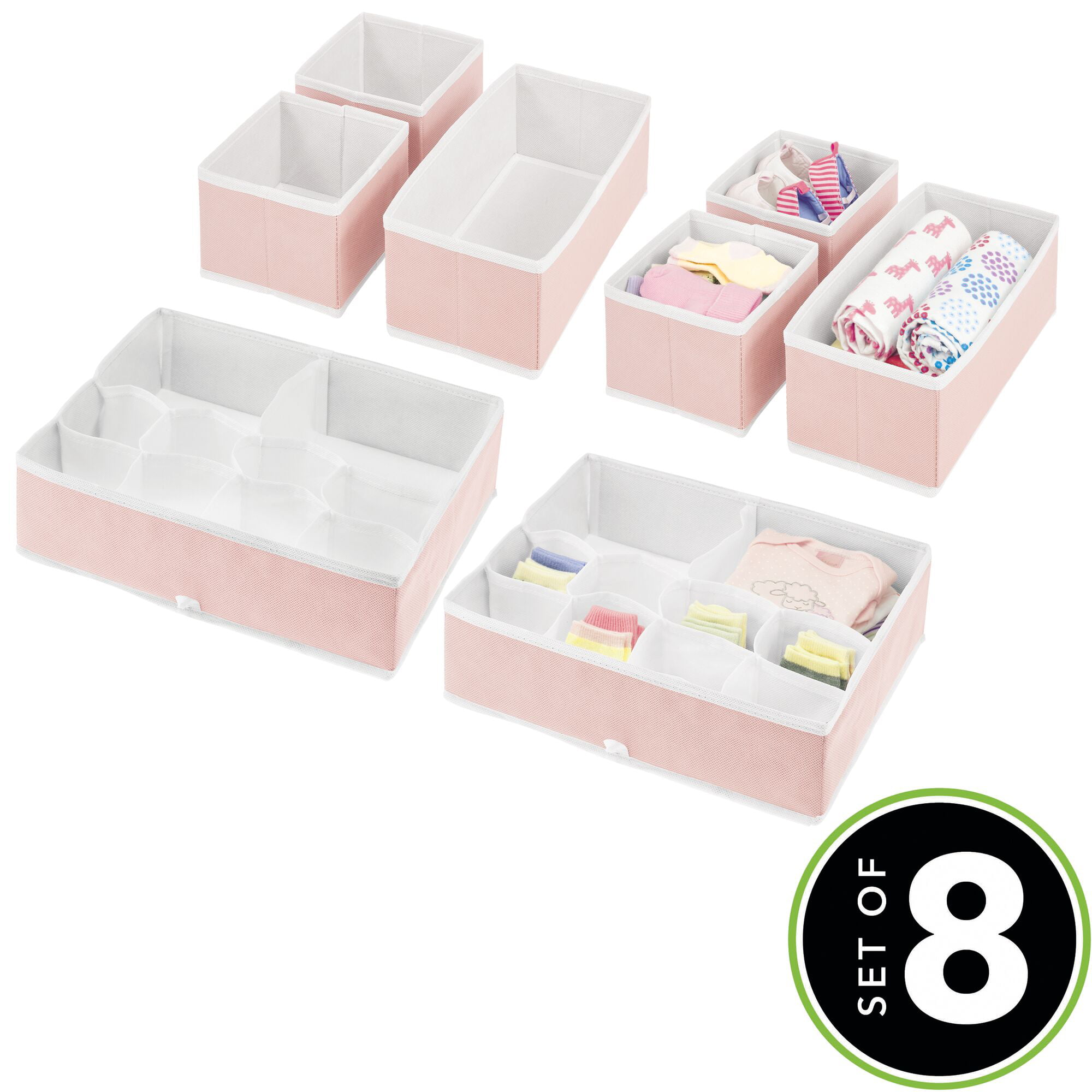 Mdesign Nursery Storage Organizer Bin For Breast Milk/formula, 2 Pack - 10  X 10 X 7.75 : Target