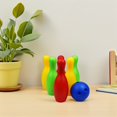 thumbnail image 4 of UPGRATOR 1pcs Plastic Bowling Set With Pins Ball Scorecards Fun Activity For Parent Games And Bowling Beginners, 4 of 8
