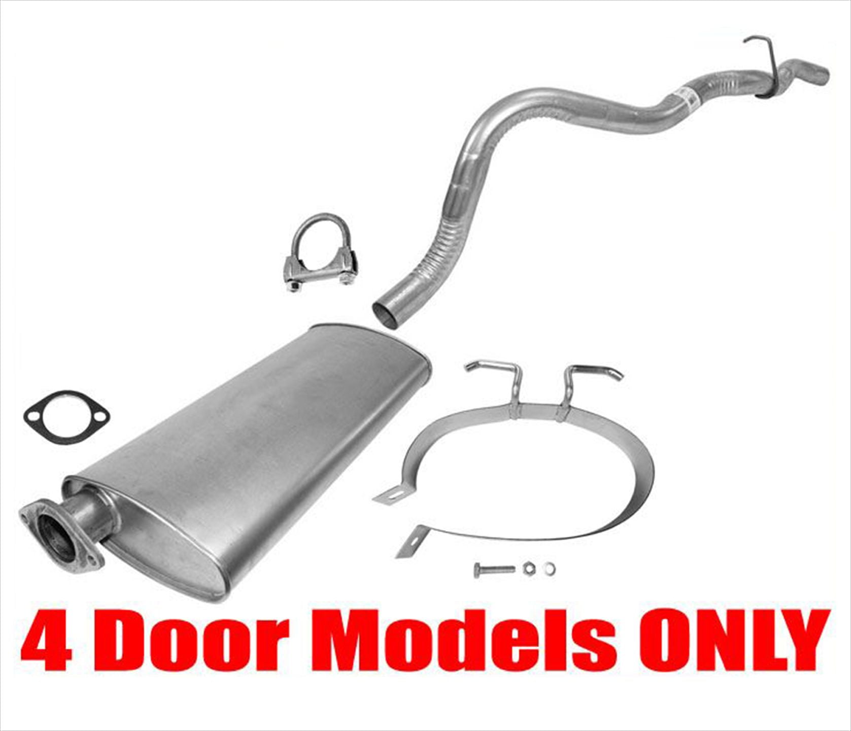 Muffler Pipe Exhaust System for Chevrolet Blazer Jimmy 0004 4 Door