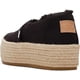 thumbnail image 4 of Alpargatas con plataforma Valencia para mujer de TOMS en negro, 4 of 6