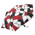 thumbnail image 3 of ALAZA Irregular Squares UPF 50+ Compact Folding Umbrella for Rain Travel Umbrella Packable, 3 of 8