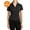 Black, variant on Sport-Tek L469 Ladies Dri-Mesh V-Neck Polo Shirt, Steel, M, Womens Polo Shirts