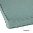 thumbnail image 3 of Greendale Home Fashions 18 x 18 in. Seaglass Green Outdoor Dining Seat Cushion (4-Pack), 3 of 6