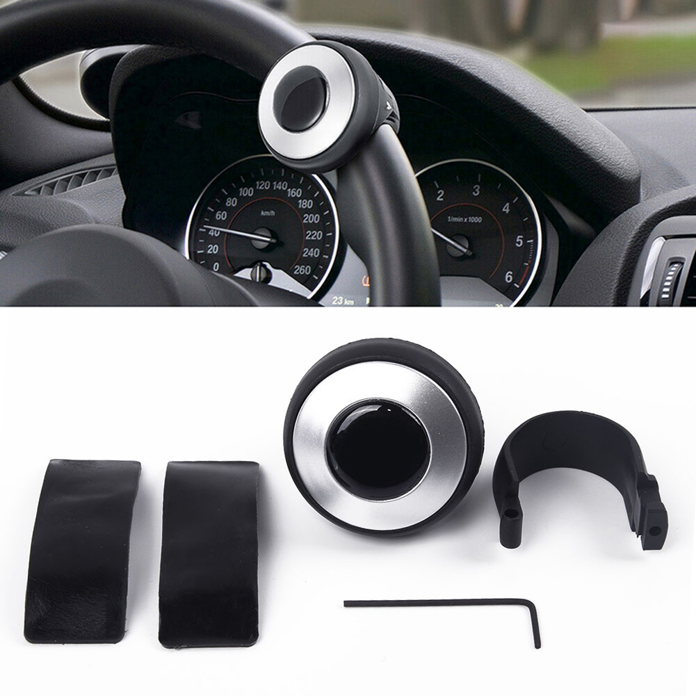 AUTOJANG A-2 Vehicle Power Handle Car Steering Wheel Knob Spinner Accessory Knob Silver AUTOJANG A-2 Vehicle Power Handle Car Steering Wheel Knob Spinner Accessory Knob Silver