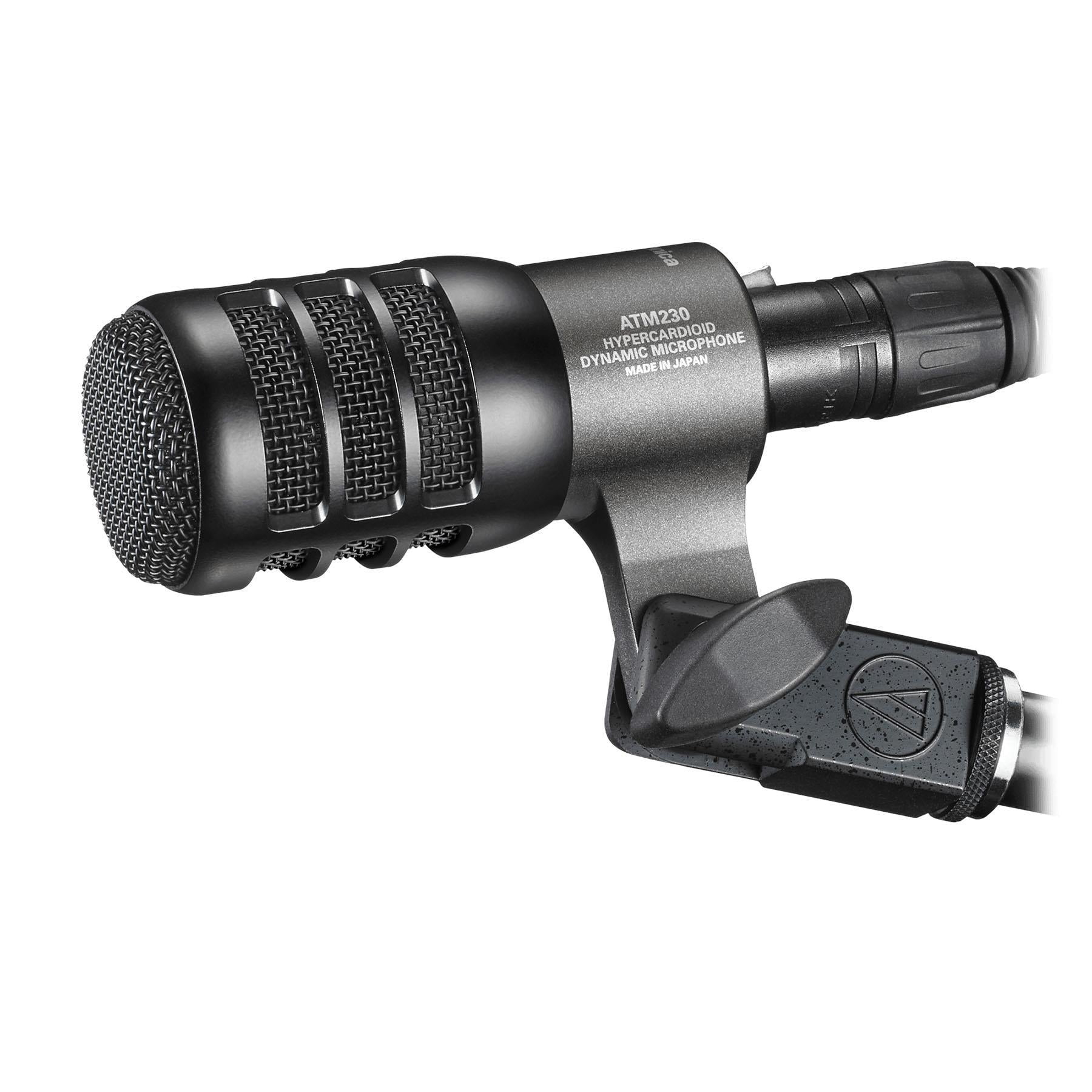 Audio-Technica ATM230PK Microphone 3-Pack w/ 3 Mogami XLR Cables Bundle