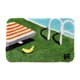 thumbnail image 1 of Alfombra de baño antideslizante y cómoda, felpudo flocado, almohadilla para los pies, felpudos para la puerta del dormitorio Verde, 1 of 9