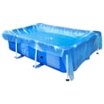 thumbnail image 3 of Fengbin Foldable Pool Cover, Dustproof, Heavy Duty, Rectangular, for Outdoor Play Pools. L, 3 of 9