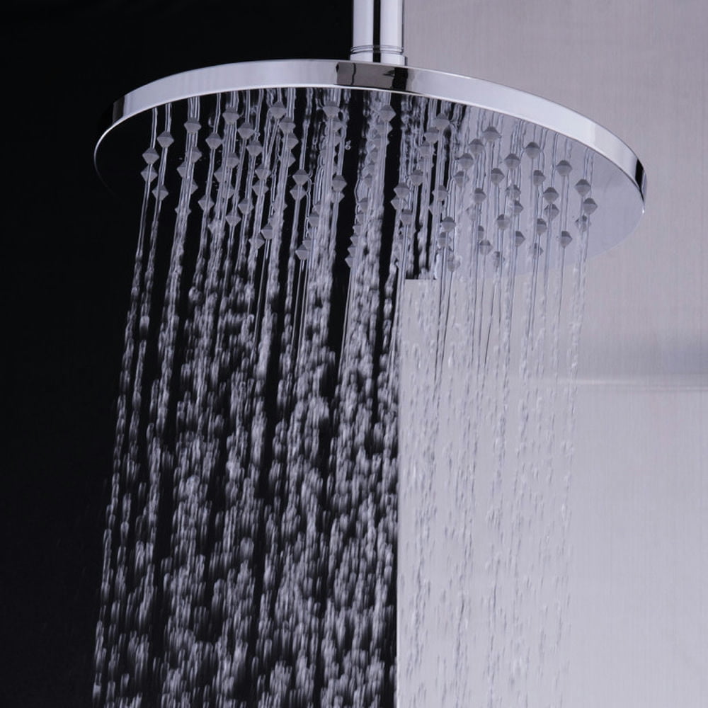 Finihen Shower Panel, Shower Panel Tower System, 47 Inch Stainless Shower Panel with Massage Jets Hand Shower, Silver Finihen Shower Panel, Shower Panel Tower System, 47 Inch Stainless Shower Panel with Massage Jets Hand Shower, Silver