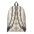thumbnail image 3 of Unisex Vintage Bohemian Backpack, Boho Chic Zipper Rucksack with Front Pocket, Durable Lightweight Daypack for School College Work Travel, Ideal Gift, 3 of 5