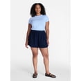 thumbnail image 2 of Time and Tru Women's Double Cloth Cargo Short, Sizes XS-XXXL, 2 of 6